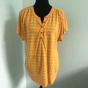 Old Navy Striped Henley Tee T-shirt XXL plus
